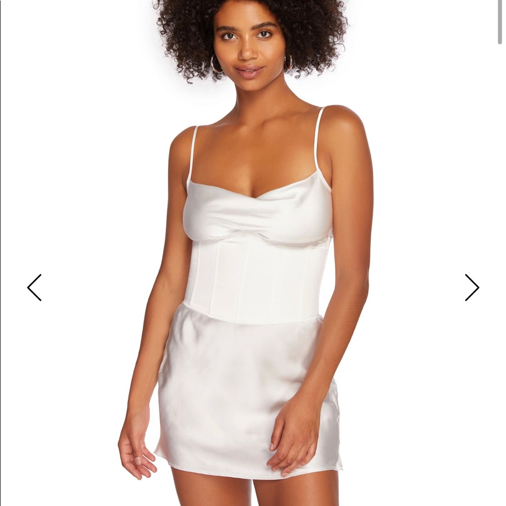 Steele White Slip Dress